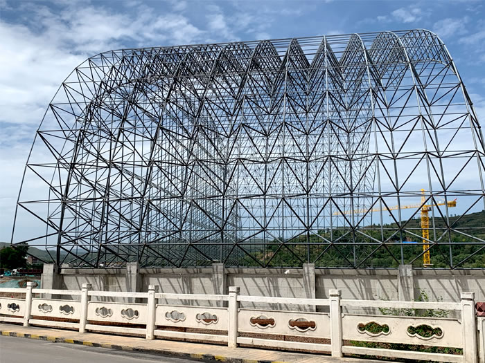 项城山寨矿储煤棚网架